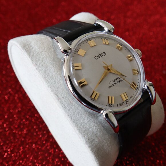 Vintage Oris AM044 Swiss-made, professionally refurbished: 17‑Jewel Manual Wind - Picture 3 of 9